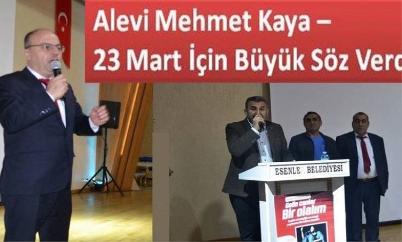 Alevi Mehmet Kaya - 23 Mart Için Büyük Söz Verdi