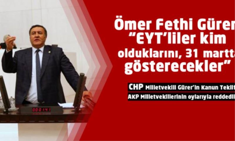 AKP milletvekillerinin oylariyla reddedildi