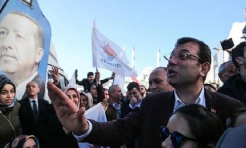 Esenlerde Ekrem Imamoglu'ndan AKP standina ziyaret etti