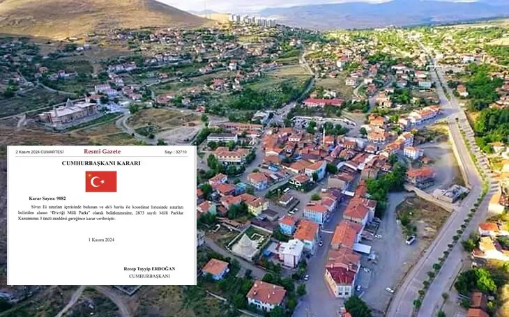 Divriği, Milli Park İlan Edildi