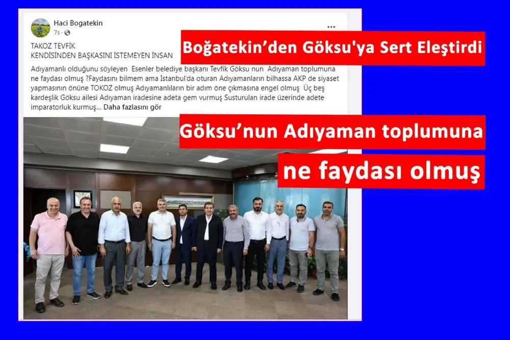 Hacı Boğatekin  Tevfik Göksu