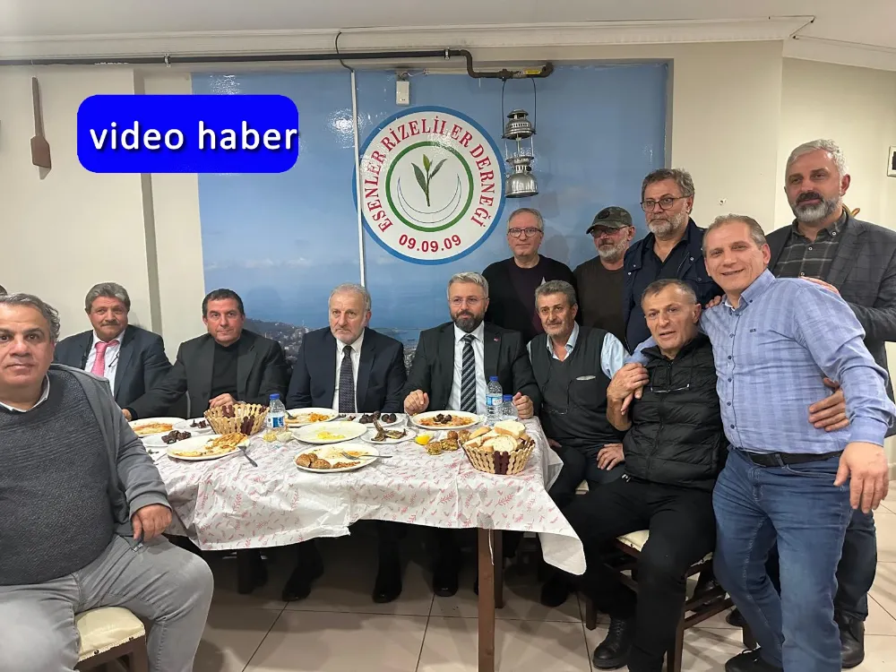 Esenler Rizeliler Derneği’nden Kurucu Üye Nurettin Aksu’ya Veda Gecesi