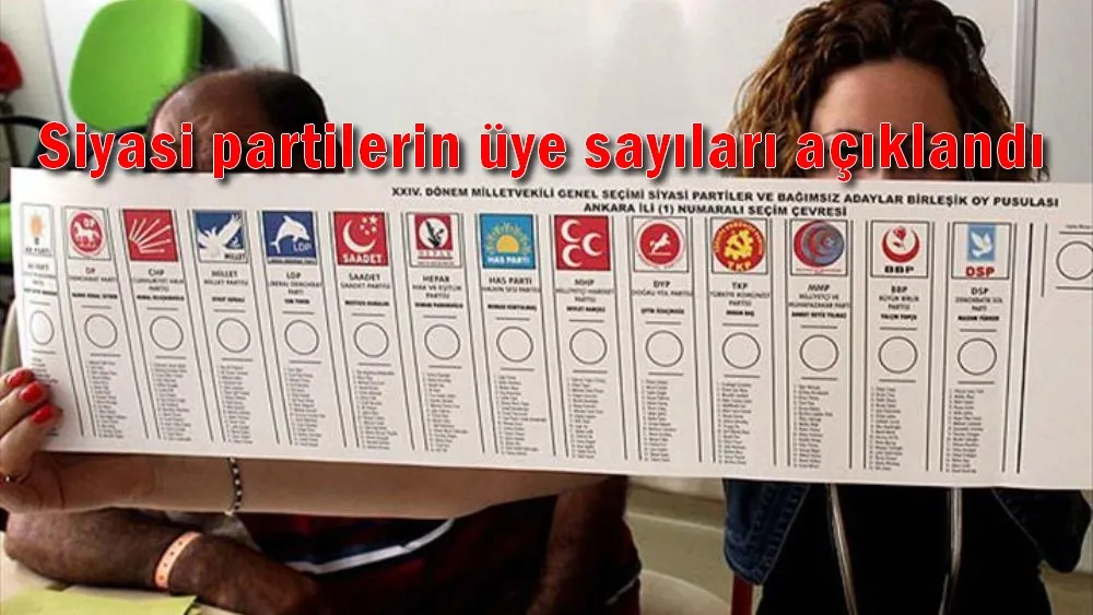 Yargıtay verilerine göre son 6 ay: AKP 256 bin üye kaybetti, CHP 370 bin yeni üye kazandı