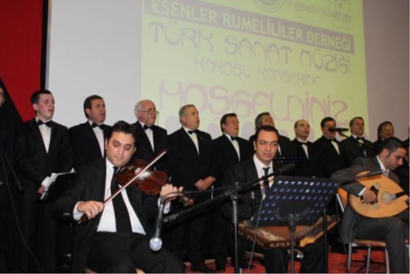 RUMELILER`DEN `TÜRK SANAT MÜZIGI KOROSU` KONSERI