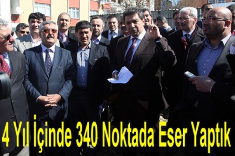 4 Yil Içinde 340 Noktada Eser Yaptik