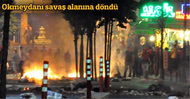 Okmeydani savas alanina döndü