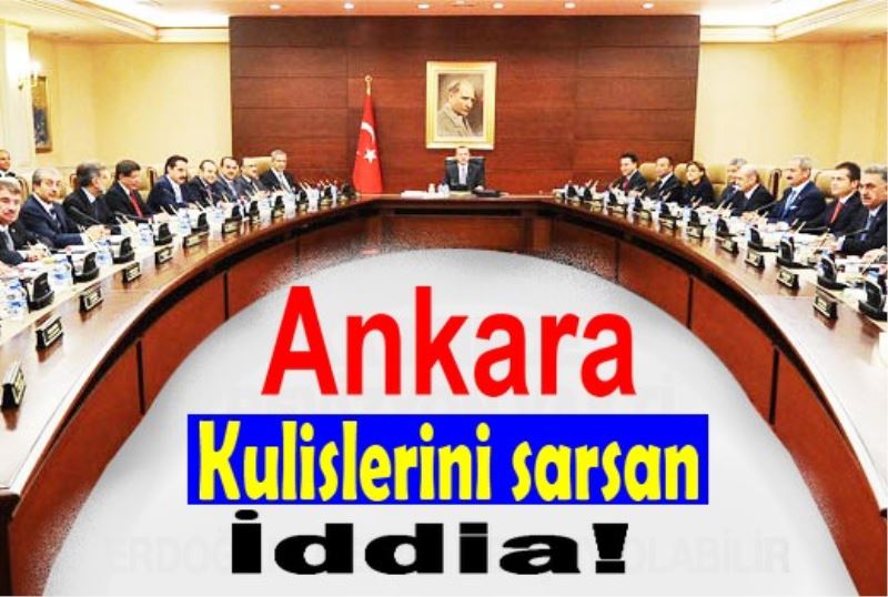 Ankara kulislerini sarsan iddia!