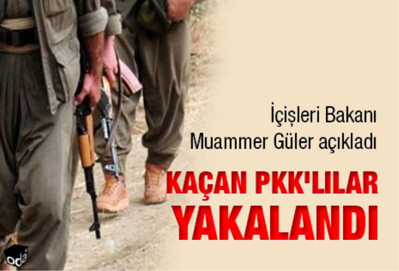 Kaçan PKK`lilar yakalandilar