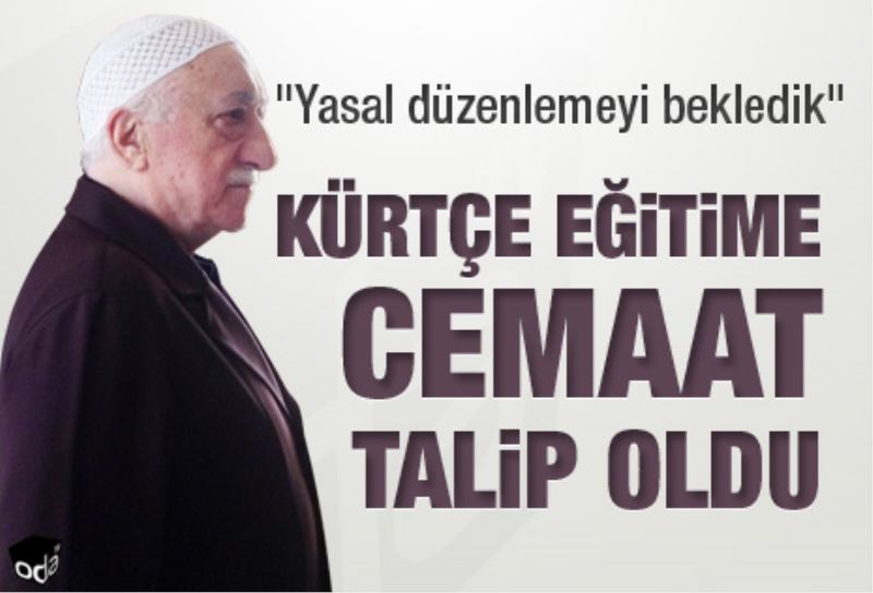 Kürtçe egitime cemaat talip oldu