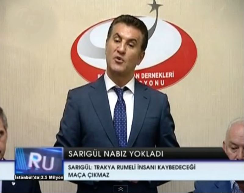 Sarigül, Rumeli Balkan Federasyonunu Ziyaret etti