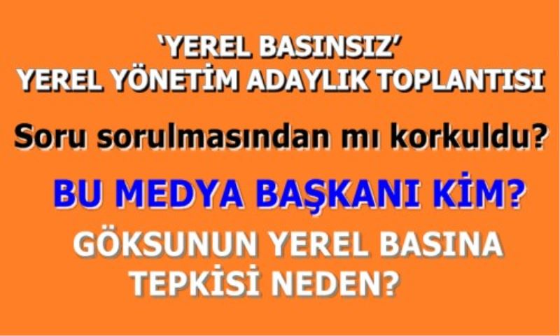 ?YEREL BASINSIZ` ? YEREL YÖNETIM ADAYLIK TOPLANTISI