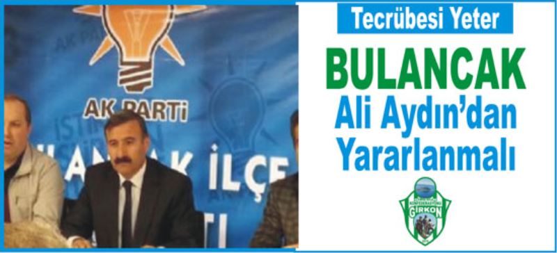 Ali Aydin AK Parti Bulancak Belediye Baskan Aday Adayi