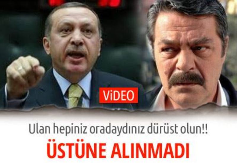 Kadir Inanir Erdogan`in sözlerini üstüne alinmadi