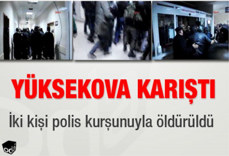 Iki kisi polis kursunuyla öldürüldü