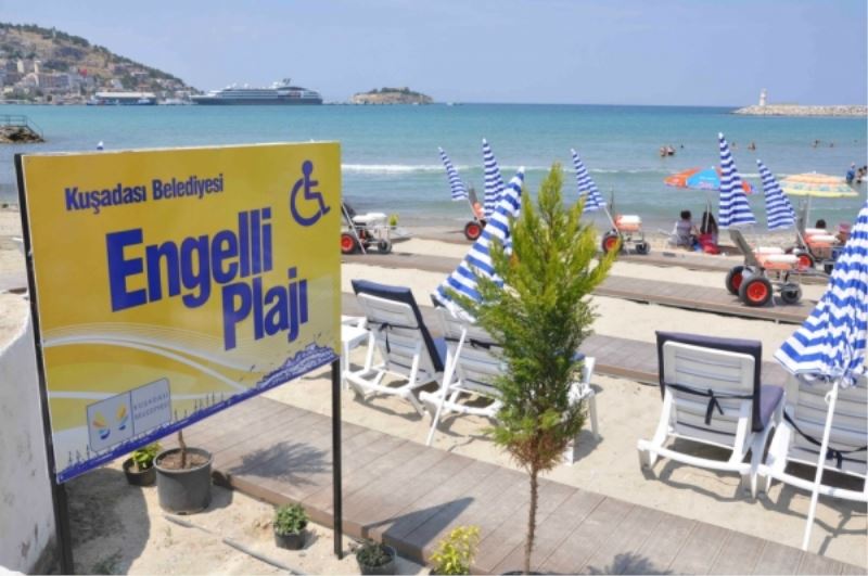 KUSADASI`NA ENGELLI PLAJI