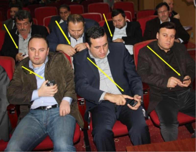 Toplanti bahane telefon sahane