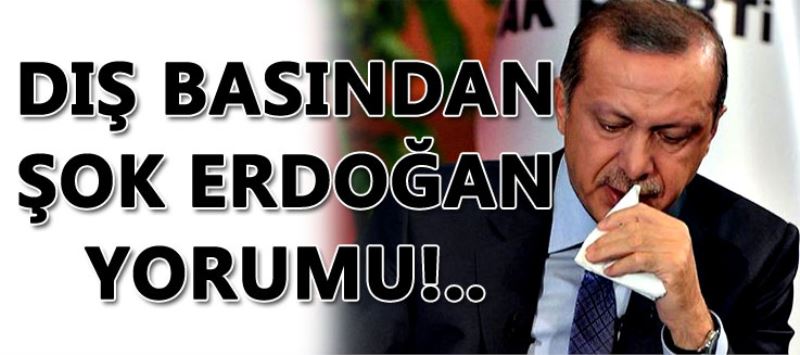 Dis basindan sok Erdogan yorumu