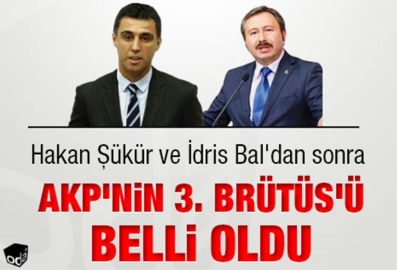 AKP`nin 3. Brütüs`ü belli oldu