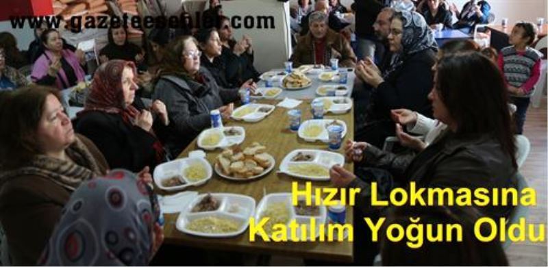 Hizir Lokmasina Katilim Yogun Oldu