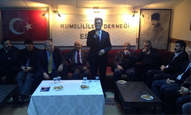 Örüklü Rumelililer Dernegi`ni Ziyaret Etti