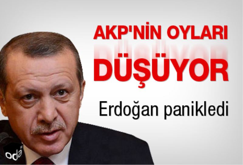 AKP`nin oylari düsüyor