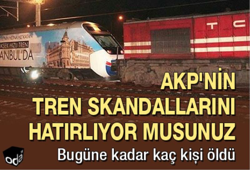 AKP`nin tren skandallarini hatirliyor musunuz