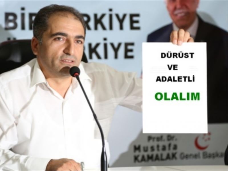 Yalçinkaya,?Siyasette Dürüst olalim?