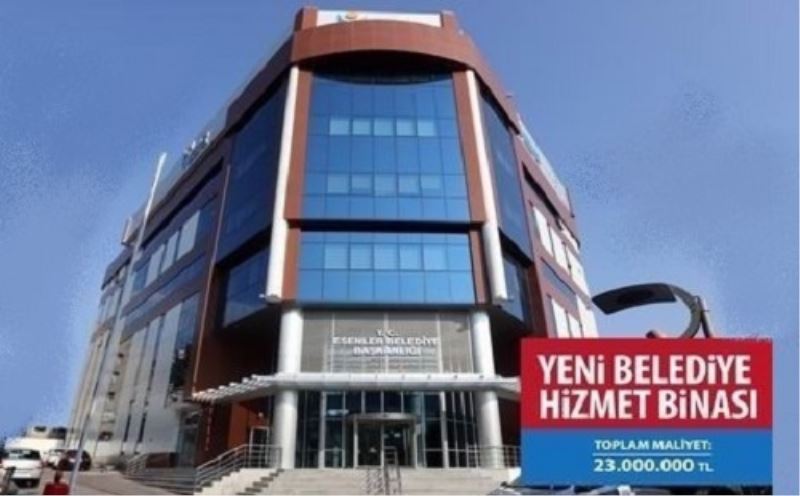 ESENLER`E YENI BIR BELEDIYE HIZMET BINASI DÜSÜNÜLÜYOR GIBI