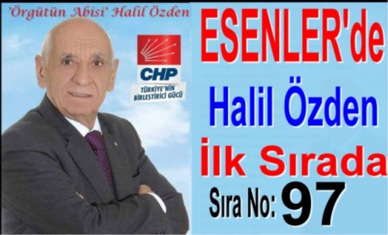 Halil Özden Ilk Sirada