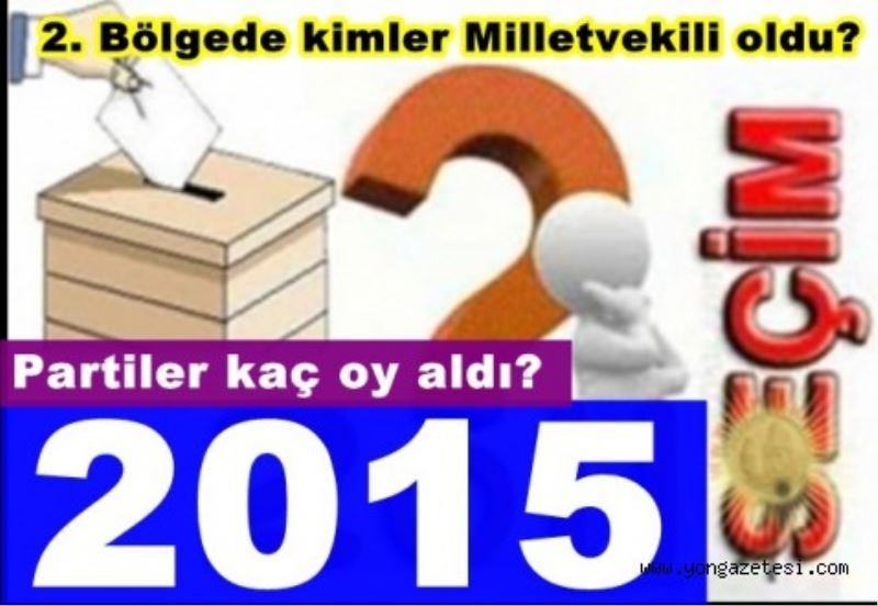 2. Bölgede Kimler Milletvekili Oldu?