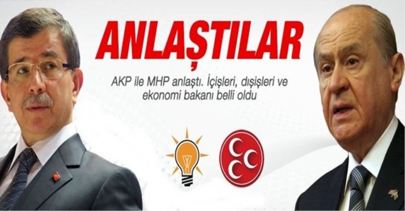 AKP ile MHP anlasti! Bakanlar belli oldu