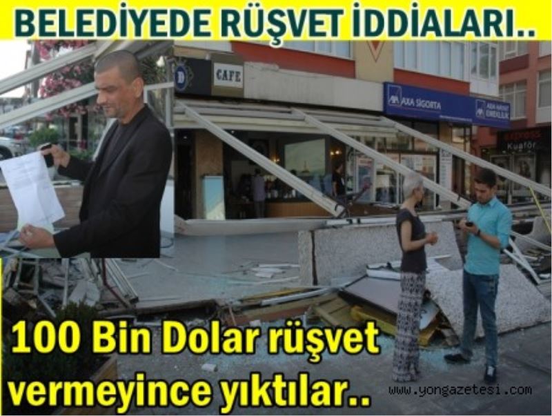 Belediye hakkinda bomba rüsvet iddialari