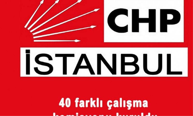 CHP Istanbul`da 40 farkli çalisma komisyonu kuruldu