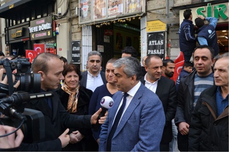 CHP Istanbul Istiklalde Terörü Kinadi