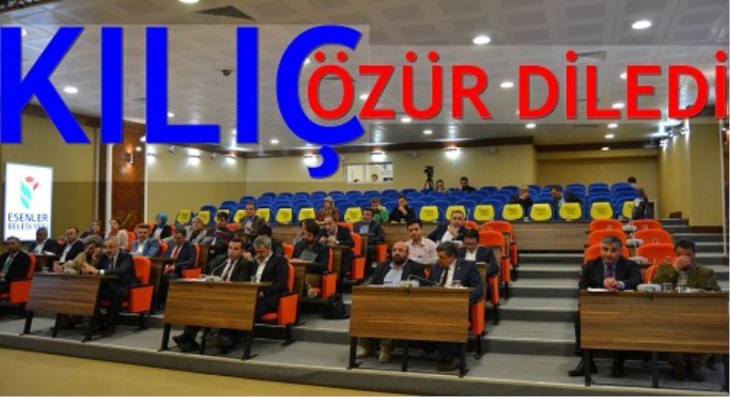 Kiliç Özür diledi