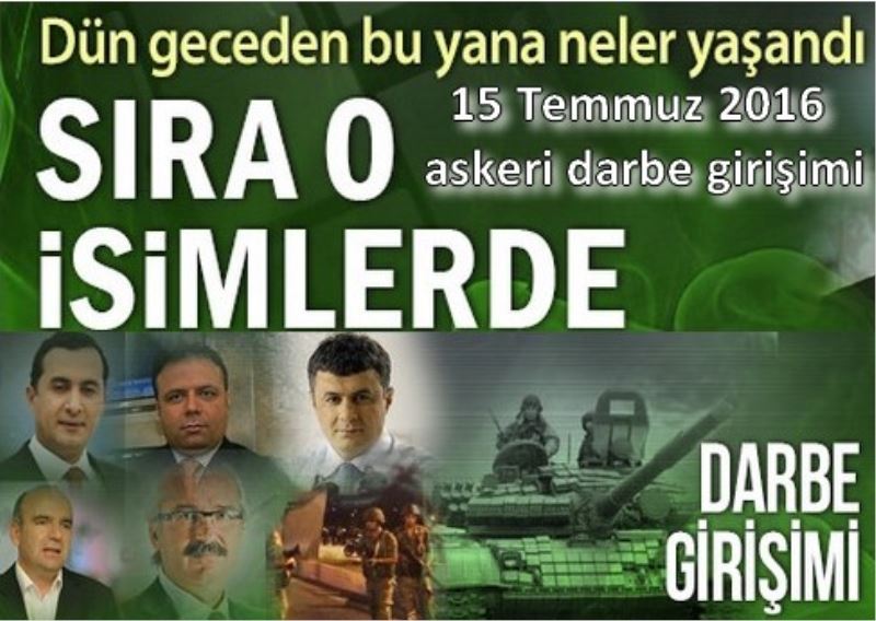 15 Temmuz 2016 askeri darbe girisimi