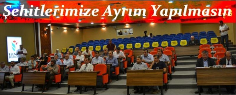 Sehitlerimize Ayrim Yapilmasin