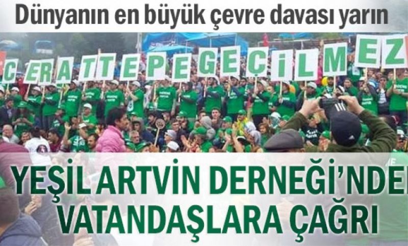 Yesil Artvin Dernegi`nden vatandaslara çagri