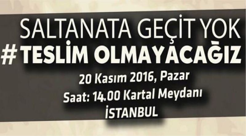 CHP Istanbul Il Örgütü Kartal mitingine katilacak