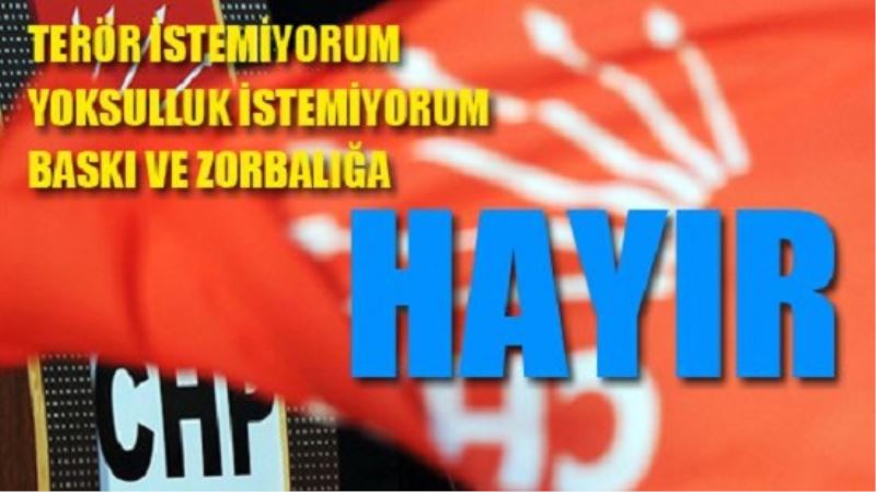 CHP`nin referandum plani