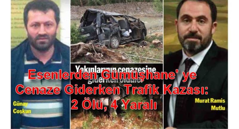 Cenazeye Giderken Trafik Kazasi;2 ölü,4 yarali