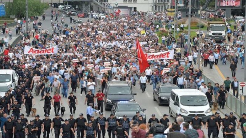 `Adalet Yürüyüsü`ne Yogun Destek!