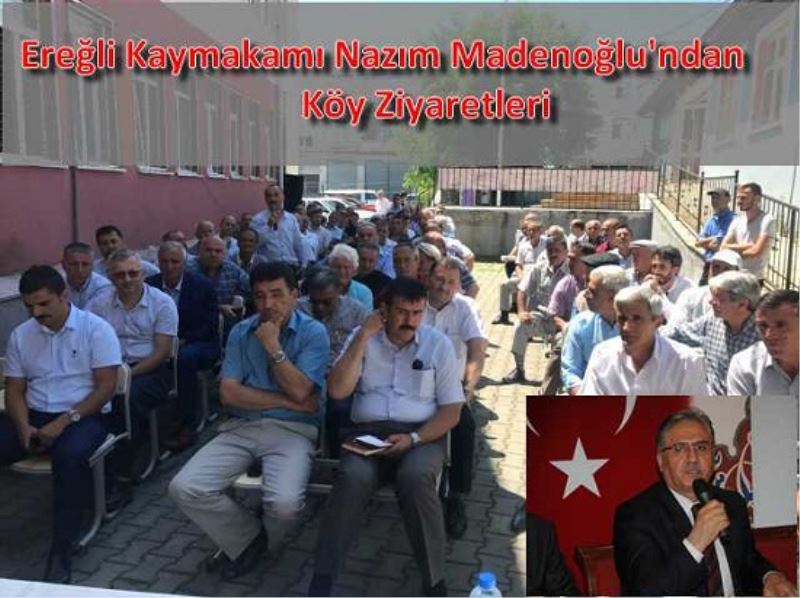 Kaymakami Madenoglu`ndan Köy Ziyaretleri