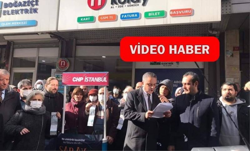 CHP Esenler zamlari protesto etti