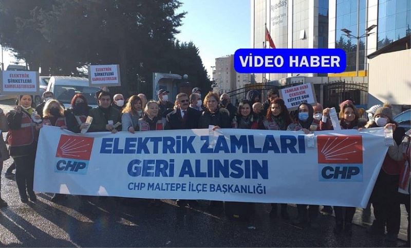 CHP Maltepe'den Zamlar Geri Alinsin Prestosu