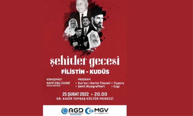 AGD Esenler'den “Sehitler Gecesi”