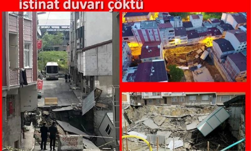 Esenler Belediyesi 945 sokakta felaketin önüne geçemedi!