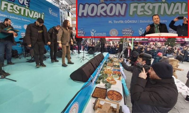 Esenler’de 9’uncu Hamsi ve Horon Festivali düzenlendi