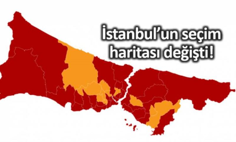 Istanbul seçim haritasi degisti: Imamoglu oy farkini 56 kat artirdi!