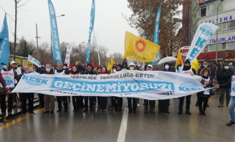 Kamu emekçileri meydanlarda: Geçinemiyoruz!